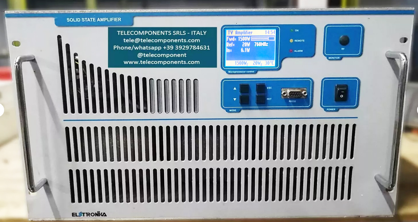 1.5Kw 1500w UHF TV Power amplifier Digital or Analog Elettronika